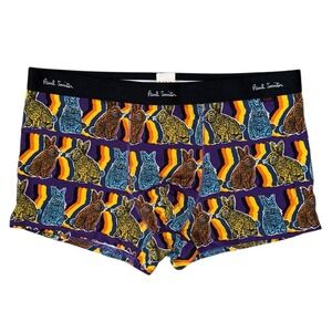 Paul Smith Mens XL Boxer Brief Trunk Multi-color Bunny Print New